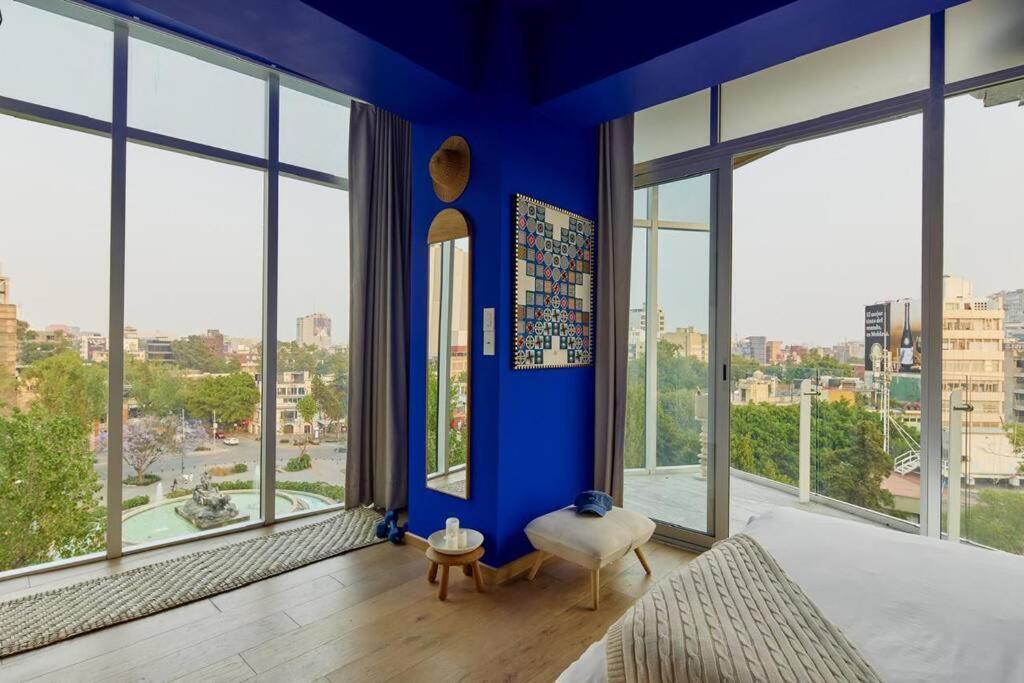 Suite Maximo Azul Cibeles Ac In Front Of Contramar مدينة مكسيكو المظهر الخارجي الصورة